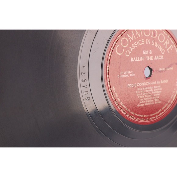 Eddie Condon - I Ain't Gonna Give Nobody My Jellyroll 1941 10" 78 rpm Record 531 - Picture 14 of 16